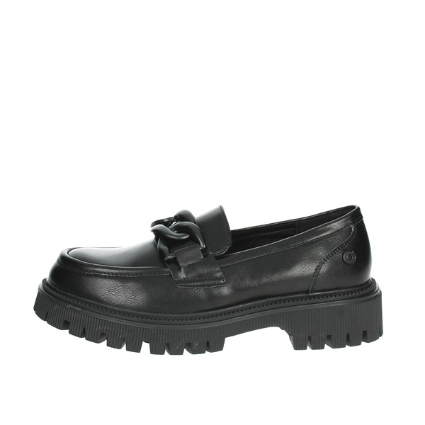 Refresh Shoes Moccasin Black 171064