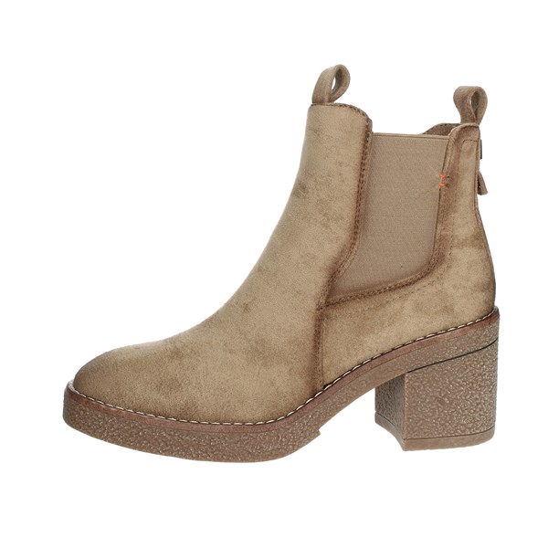 Refresh Shoes Heeled Ankle Boots Brown Taupe 170990