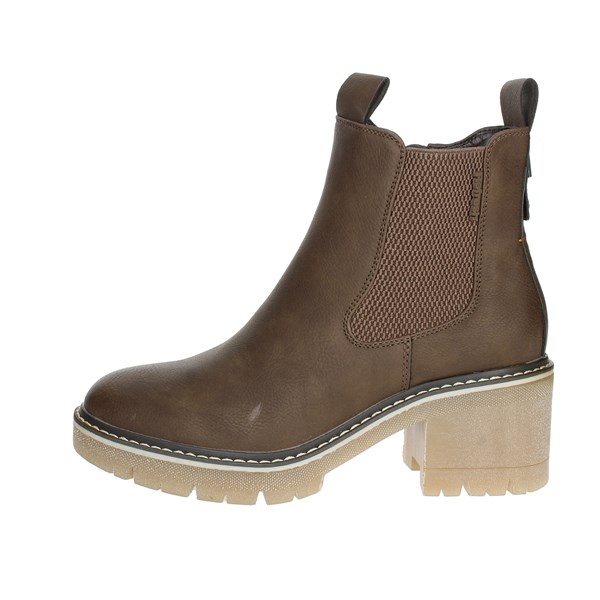Refresh Shoes Heeled Ankle Boots Brown Taupe 171056