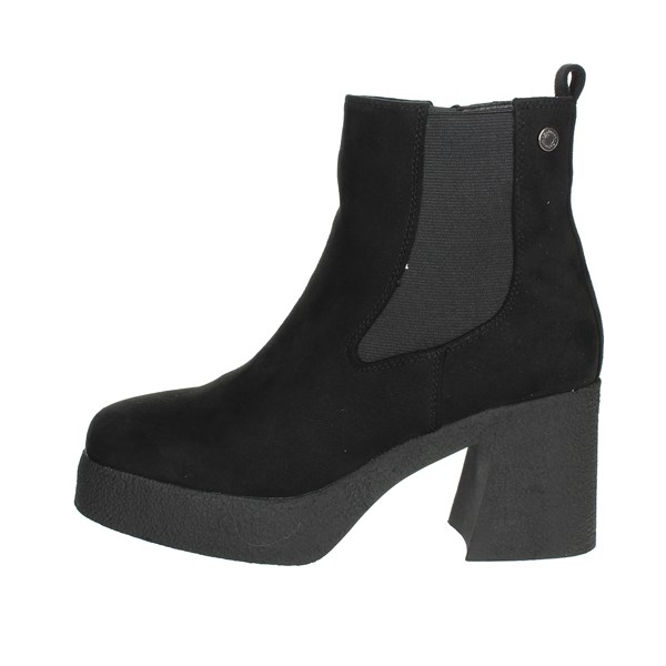 Refresh Shoes Heeled Ankle Boots Black 171311