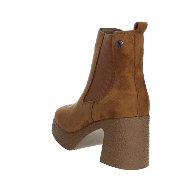Refresh Shoes Heeled Ankle Boots Brown leather 171311