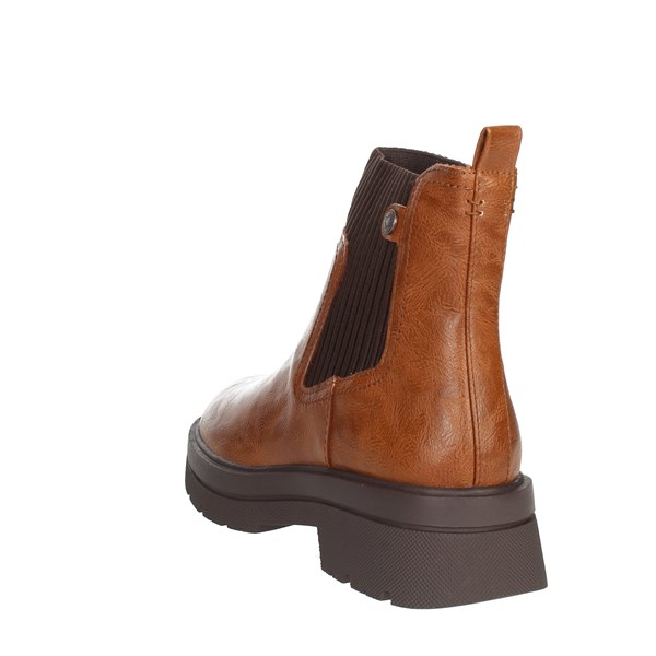 Refresh Shoes Low Ankle Boots Brown leather 171044