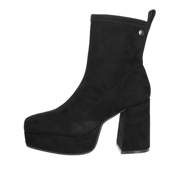 Refresh Shoes Heeled Ankle Boots Black 171352