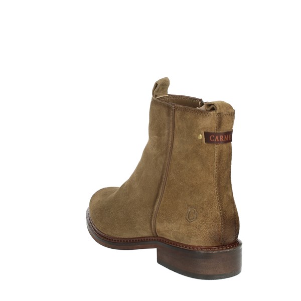Carmela Shoes Low Ankle Boots Brown Taupe 160930