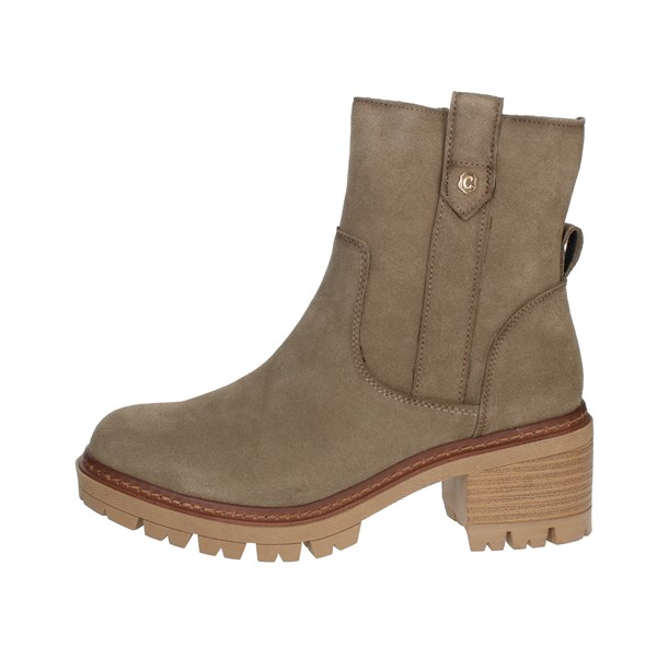 Carmela Shoes Low Ankle Boots Brown Taupe 160967