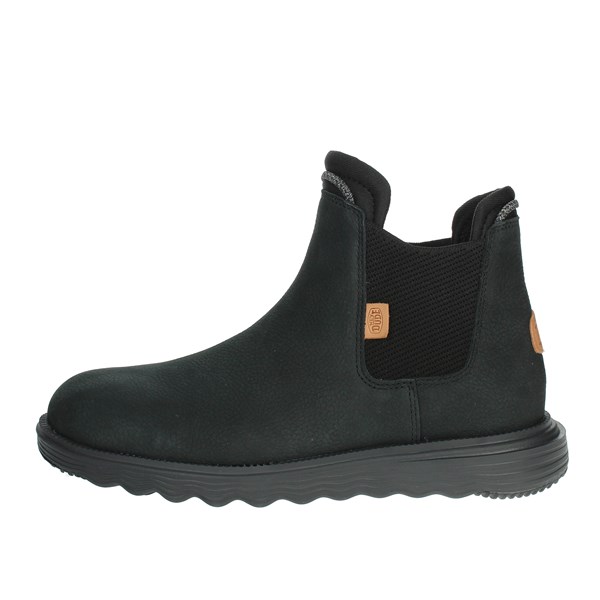 Hey Dude Shoes Ankle Boots Black 40187-001