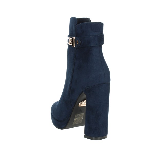 Laura Biagiotti Shoes Heeled Ankle Boots Blue 8370