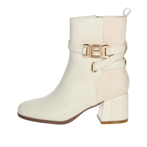 Laura Biagiotti Shoes Heeled Ankle Boots Creamy white 8351