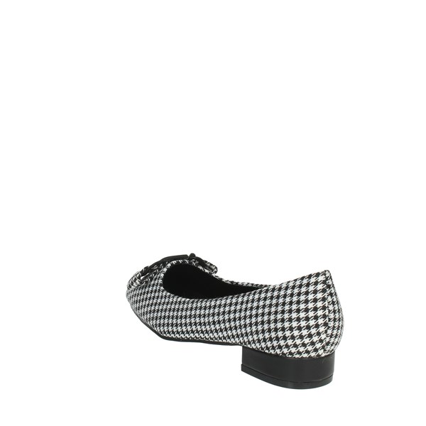 Laura Biagiotti Shoes Ballet Flats Black/White 8222