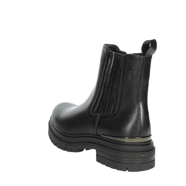 Jeep Shoes Low Ankle Boots Black JL32581A