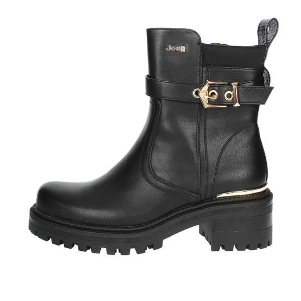 Jeep Shoes Low Ankle Boots Black JL32570A
