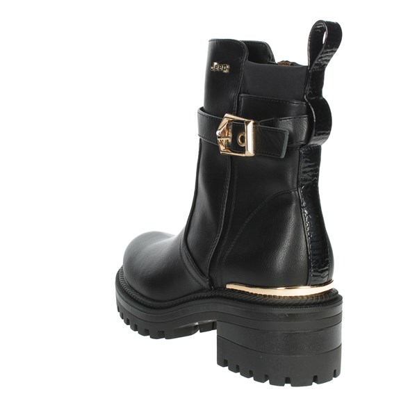 Jeep Shoes Low Ankle Boots Black JL32570A