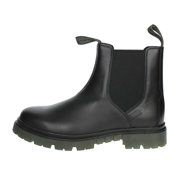 Jeep Shoes Ankle Boots Black JM32042A