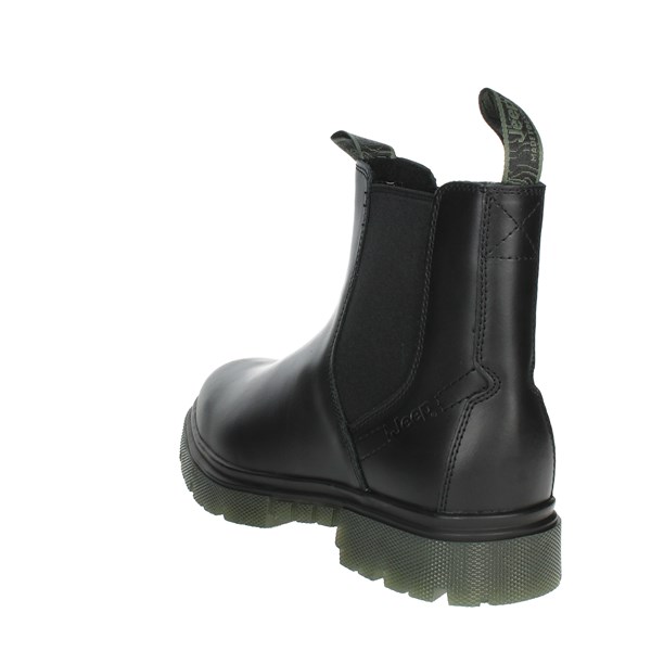 Jeep Shoes Ankle Boots Black JM32042A