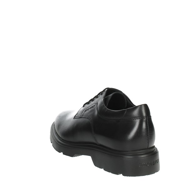 Stonefly Shoes Brogue Black 219802