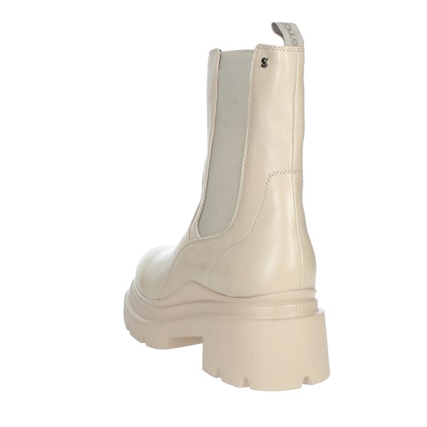 Stonefly Shoes Low Ankle Boots Beige 220310