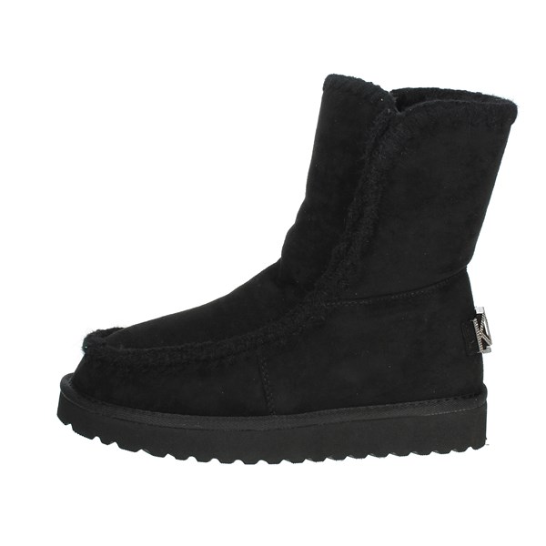Kejo Shoes Low Ankle Boots Black KJ7101SD