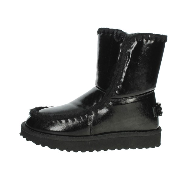 Kejo Shoes Low Ankle Boots Black KJ7103SD