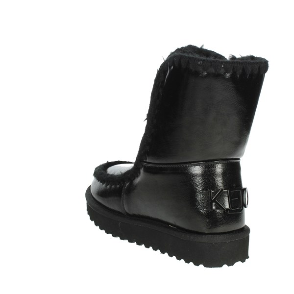 Kejo Shoes Low Ankle Boots Black KJ7103SD