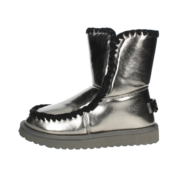 Kejo Shoes Low Ankle Boots Charcoal grey KJ7103SD