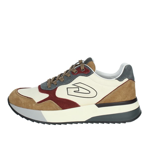 Alberto Guardiani Shoes Sneakers Beige/Brown leather AGM013106