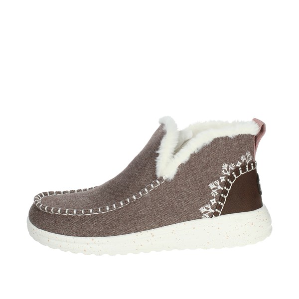 Hey Dude Shoes Low Ankle Boots Brown 40208-267