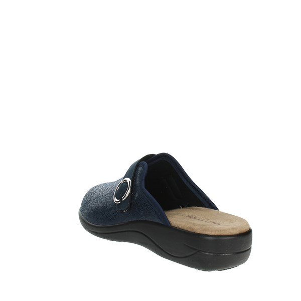 Valleverde Shoes Flat Slippers Blue 37302