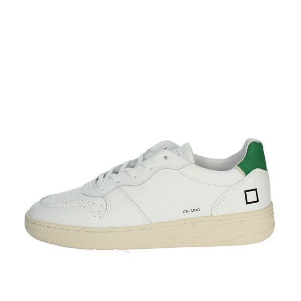 D.a.t.e. Shoes Sneakers White/Green J381-CR-MN-WG3