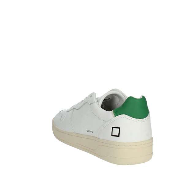 D.a.t.e. Shoes Sneakers White/Green J381-CR-MN-WG3