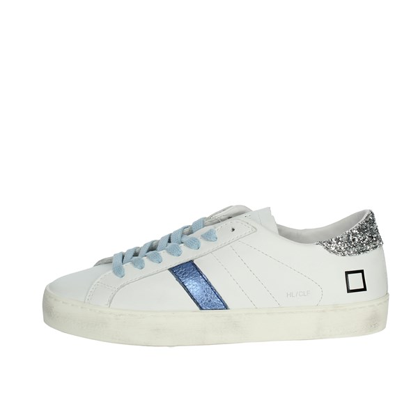 D.a.t.e. Shoes Sneakers White/Blue W381-HL-CA-WL