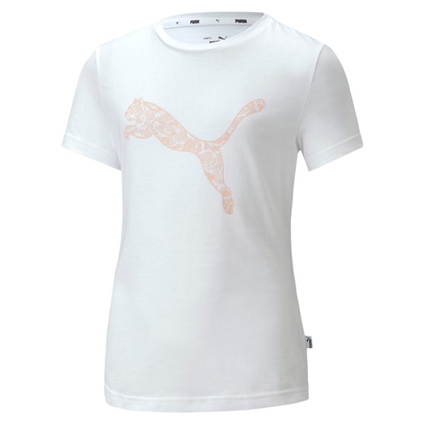 Puma Clothing T-shirt White/Pink 583290