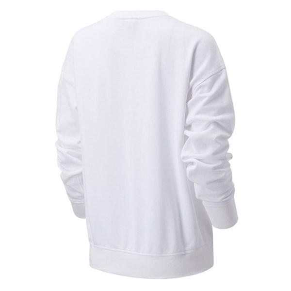 New Balance Clothing Sweatshirt White WT03524