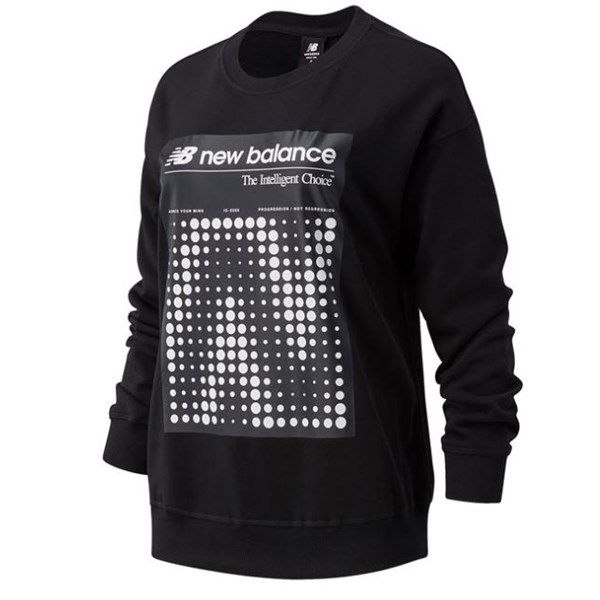 New Balance Clothing Sweatshirt Black WT03524