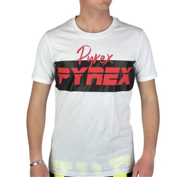 Pyrex Clothing T-shirt White/Red 21EPB41964