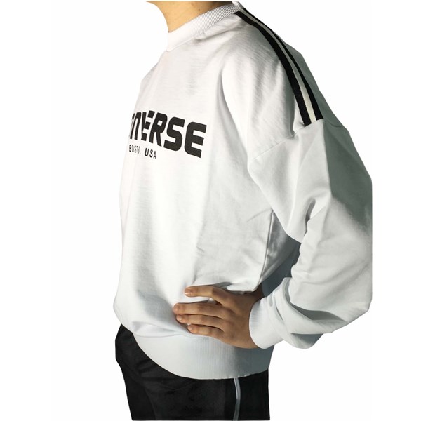 Converse Clothing Sweatshirt White/Black 10022577-A01