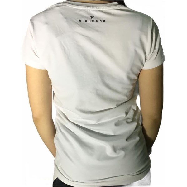 Richmond Sport Clothing T-shirt White/Fuchsia UWP21167TS