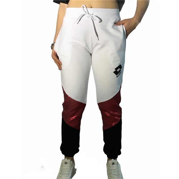 Lotto Clothing Pants White/Fuchsia LTD447