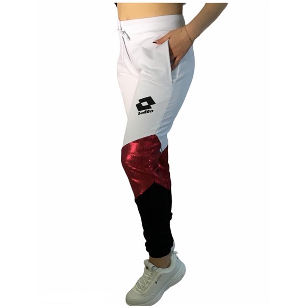 Lotto Clothing Pants White/Fuchsia LTD447