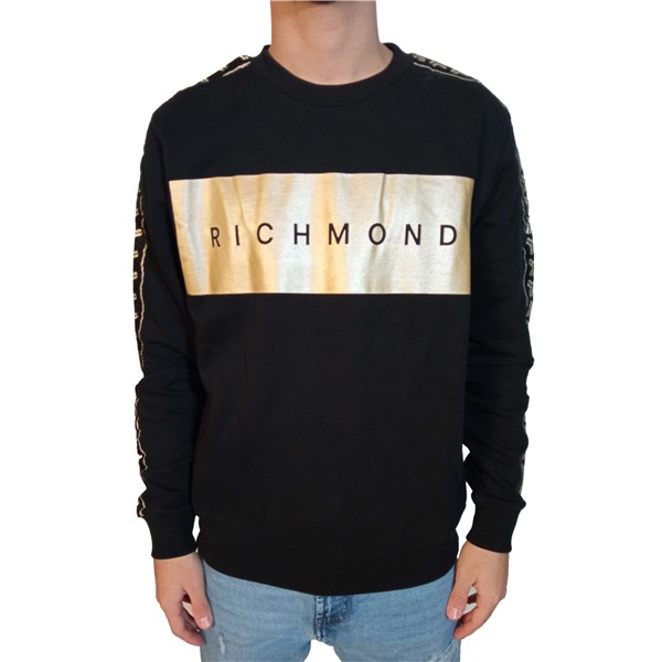 Richmond Sport Clothing Sweatshirt Black/Gold UMA21059FE