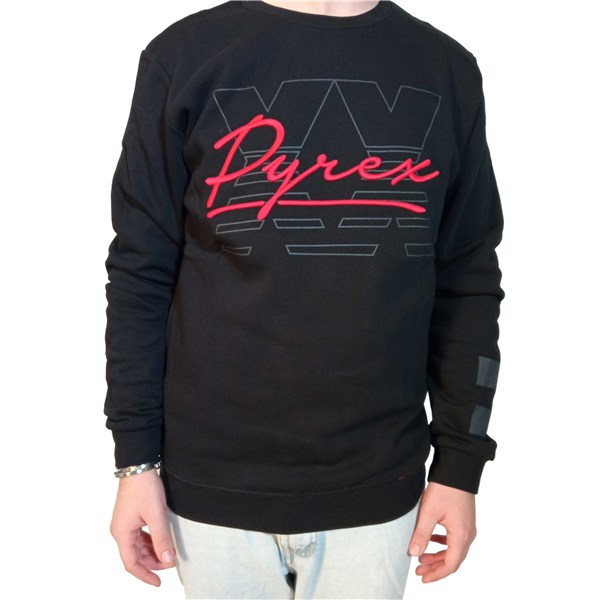 Pyrex Clothing Sweatshirt Black/Red 21IPB42570