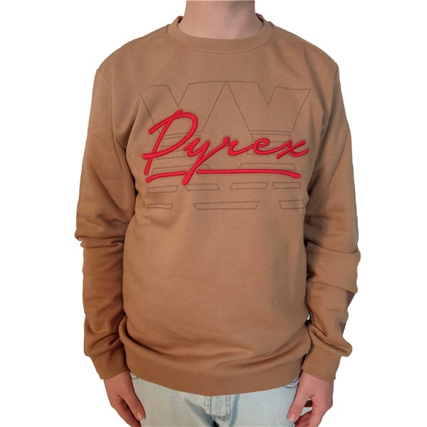 Pyrex Clothing Sweatshirt Brown Taupe 21IPB42570