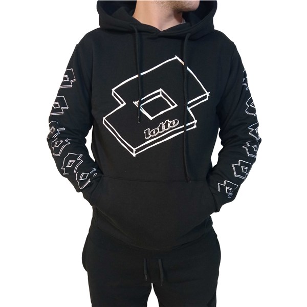 Lotto Clothing Sweatshirt Black LTU424