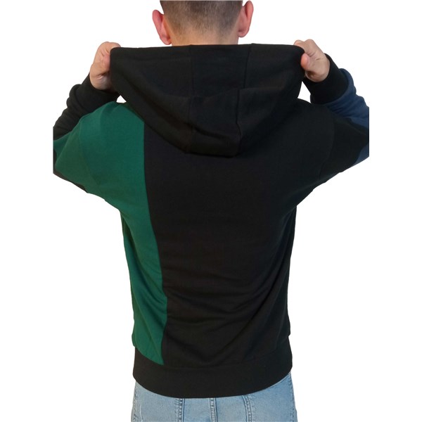 New Balance Clothing Sweatshirt Black/Dark Green MT13504NWG