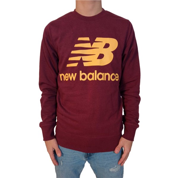 New Balance Clothing Sweatshirt Burgundy MT03560