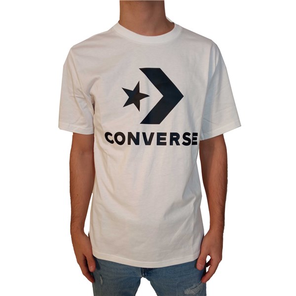Converse Clothing T-shirt White/Black 10018568-A02