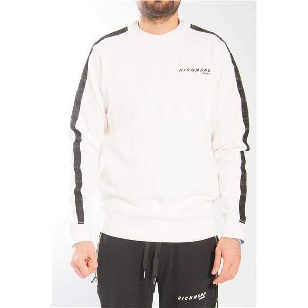 Richmond Sport Clothing Sweatshirt White/Black UMP22140FE9F