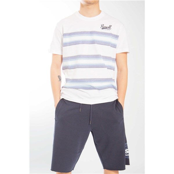 Russel Athletic Clothing T-shirt Blue A2-043-1 BANDED