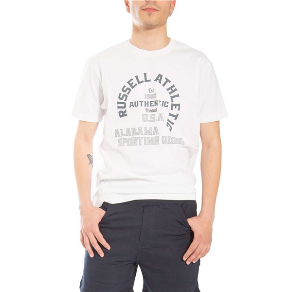 Russel Athletic Clothing T-shirt White A2-008-1 CREWNECK