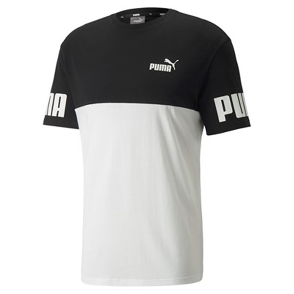 Puma Clothing T-shirt Black/White 847389