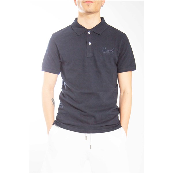 Russel Athletic Clothing T-shirt Blue A2-034-1 CLASSIC